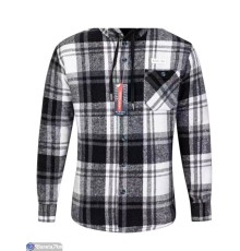 Сорочка чоловіча на весну/осінь (5 шт. р.сетка XL-5XL) сірий  "Peton"