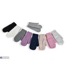 Рукавиці жіночі на зиму (12 шт. р.сетка One size) мікс  "KaPira"