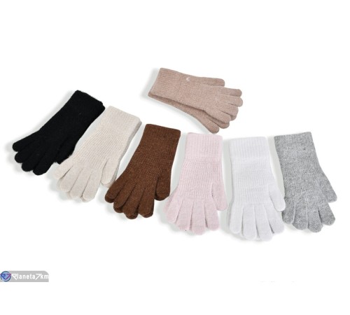 Рукавички жіночі на зиму (12 шт. р.сетка One size) мікс  "KaPira"
