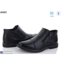 Черевики чоловічі на весну/осінь (8 пар р.39-44) чорний  "PTPT"