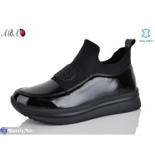 Туфлі жіночі на весну/осінь (8 пар р.37-41) чорний  "Aba"