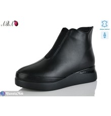 Черевики жіночі на весну/осінь (6 пар р.36-41) чорний  "Aba"