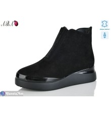 Черевики жіночі на весну/осінь (6 пар р.36-41) чорний  "Aba"