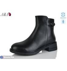 Черевики жіночі на весну/осінь (6 пар р.36-41) чорний  "Aba"