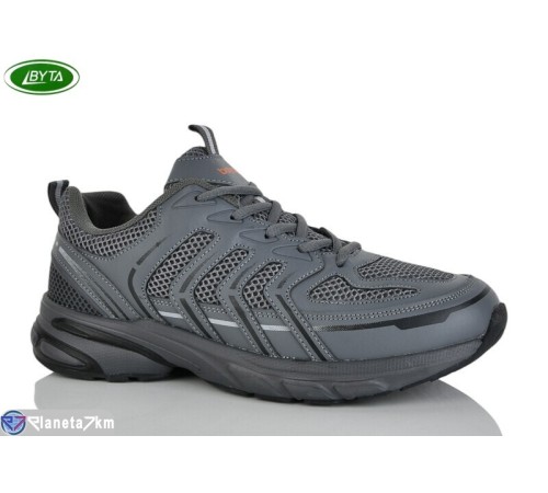 Кросівки чоловічі на весну/осінь (8 пар р.41-45) сірий  "Bayota"