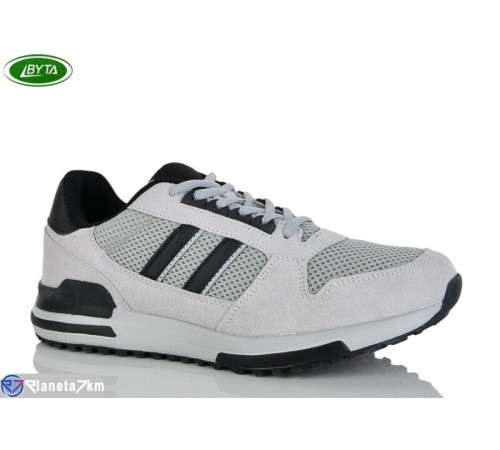 Кросівки чоловічі на весну/осінь (8 пар р.41-45) сірий  "Bayota"