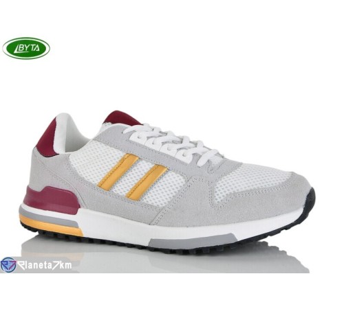 Кросівки чоловічі на весну/осінь (8 пар р.41-45) білий  "Bayota"