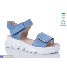 Босоніжки жіночі на літо (6 пар р.36-40) блакитний  "LIKA"