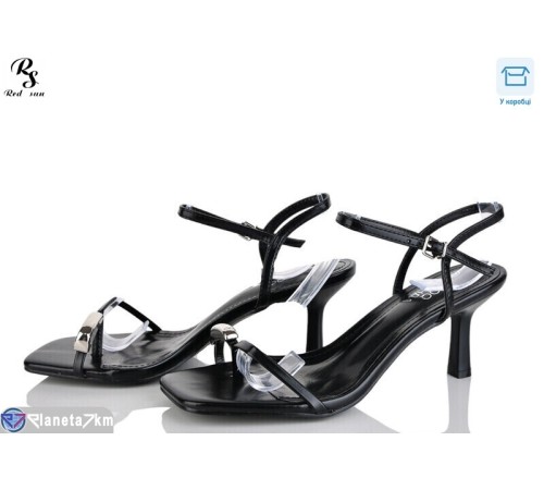 Босоніжки жіночі на літо (8 пар р.36-41) чорний  "Red Sun"