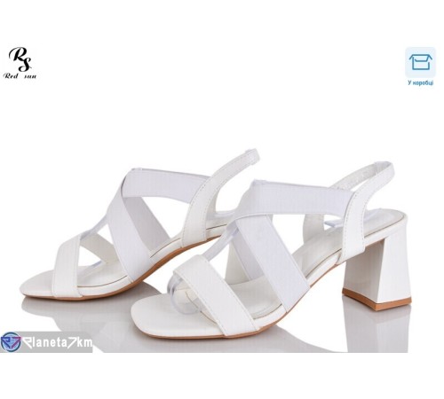 Босоніжки жіночі на літо (6 пар р.36-40) білий  "Red Sun"