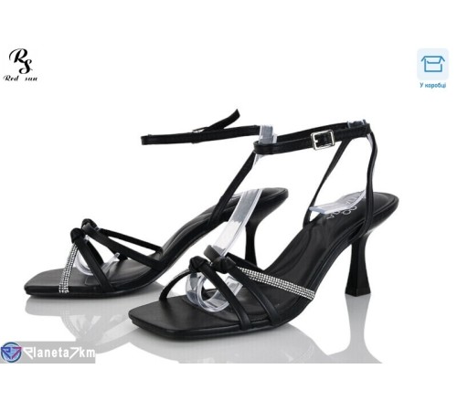 Босоніжки жіночі на літо (6 пар р.36-40) чорний  "Red Sun"