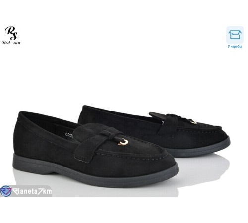 Туфлі жіночі на літо (8 пар р.36-41) чорний  "Red Sun"