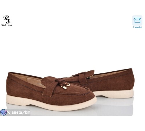 Туфлі жіночі на літо (8 пар р.36-41) коричневий  "Red Sun"