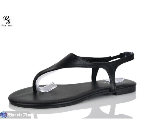 Босоніжки жіночі на літо (8 пар р.36-41) чорний  "Red Sun"