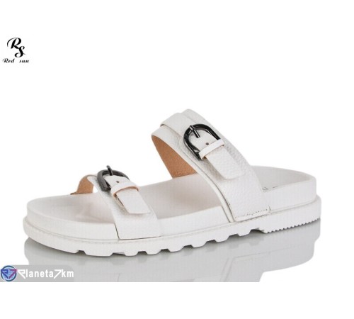 Шлепки жіночі на літо (8 пар р.36-41) білий  "Red Sun"