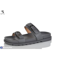 Шлепки жіночі на літо (8 пар р.36-41) сірий  "Red Sun"