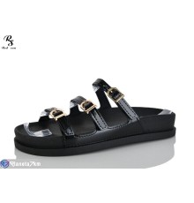 Шлепки жіночі на літо (8 пар р.36-41) чорний  "Red Sun"