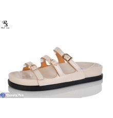 Шлепки жіночі на літо (8 пар р.36-41) бежевий  "Red Sun"