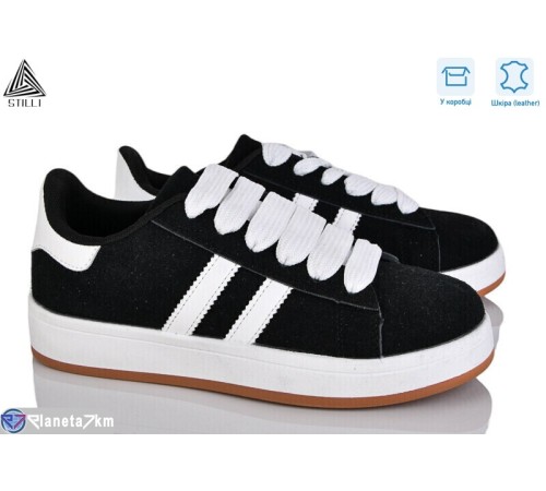 Кросівки жіночі на весну/осінь (8 пар р.36-41) чорний  "STILLI Group"