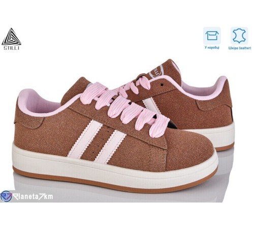 Кросівки жіночі на весну/осінь (8 пар р.36-41) коричневий  "STILLI Group"