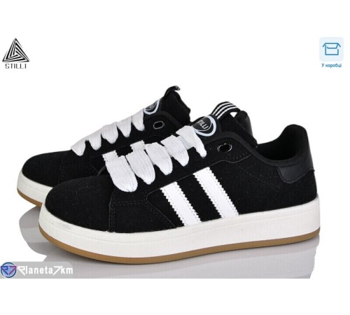 Кросівки жіночі на весну/осінь (8 пар р.36-41) чорний  "STILLI Group"