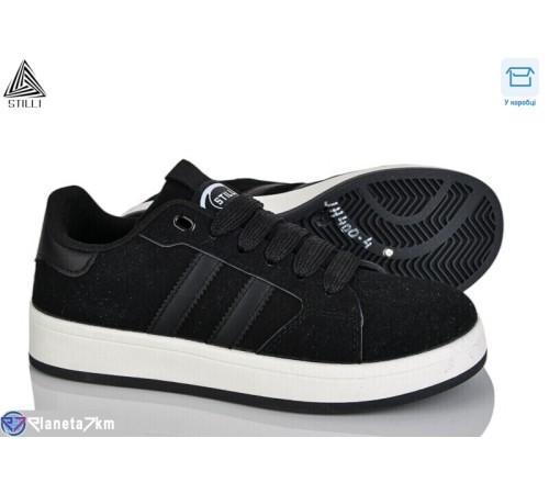 Кросівки жіночі на весну/осінь (8 пар р.36-41) чорний  "STILLI Group"