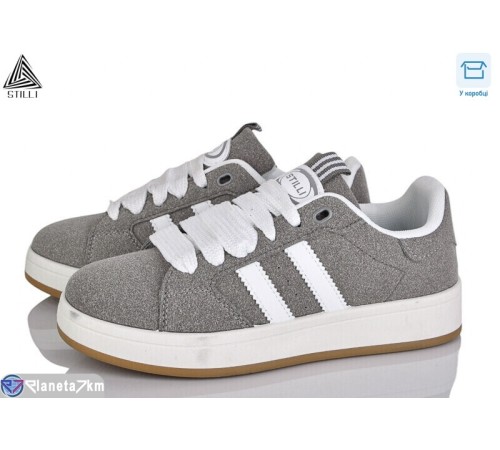 Кросівки жіночі на весну/осінь (8 пар р.36-41) сірий  "STILLI Group"