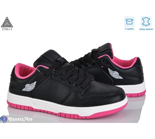 Кросівки жіночі на весну/осінь (8 пар р.36-41) чорний  "STILLI Group"