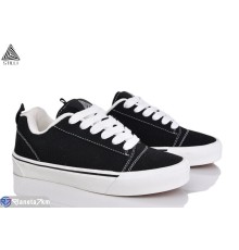 Кеди жіночі на весну/осінь (8 пар р.36-41) чорний  "STILLI Group"