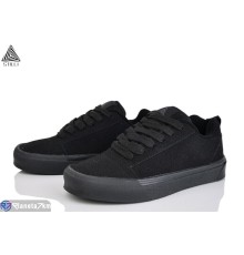 Кеди жіночі на весну/осінь (8 пар р.36-41) чорний  "STILLI Group"