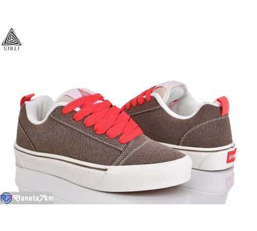 Кеди жіночі на весну/осінь (8 пар р.36-41) коричневий  "STILLI Group"