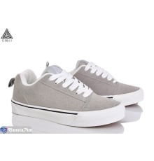 Кеди жіночі на весну/осінь (8 пар р.36-41) сірий  "STILLI Group"