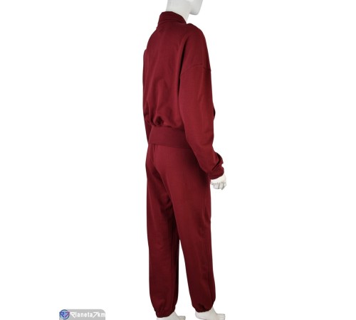 Спортивний костюм жіночий на весну/осінь (3 шт. р.сетка S-L) бордовий  "Mirella"