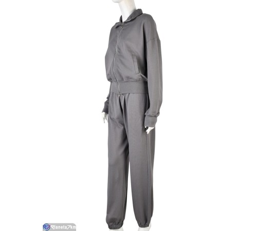 Спортивний костюм жіночий на весну/осінь (3 шт. р.сетка S-L) сірий  "Mirella"