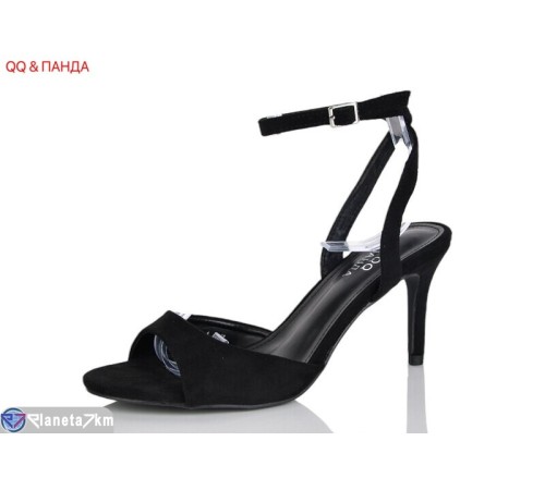 Туфлі жіночі на літо (6 пар р.36-40) чорний  "QQ&Панда"