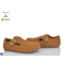 Дитячі туфлі на весну/осінь (8 пар р.30-37) коричневий  "BELIES-D"