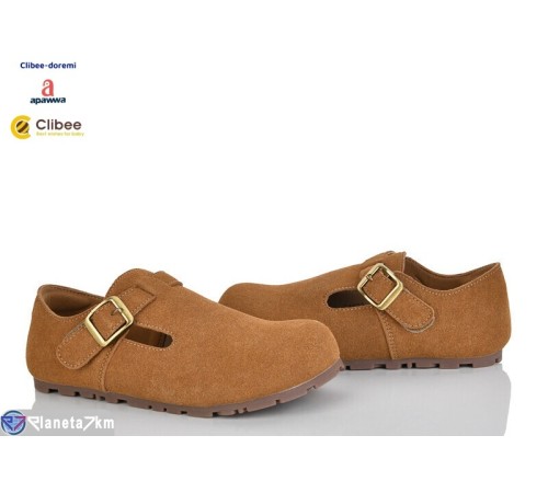 Дитячі туфлі на весну/осінь (8 пар р.30-37) коричневий  "BELIES-D"