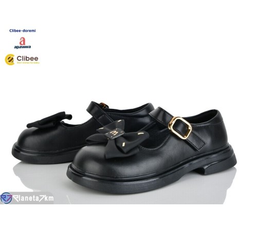 Дитячі туфлі на весну/осінь (6 пар р.32-37) чорний  "BELIES-D"