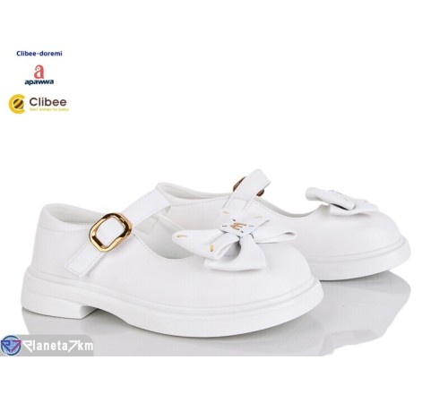 Дитячі туфлі на весну/осінь (6 пар р.32-37) білий  "BELIES-D"
