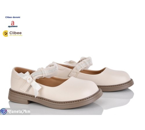 Дитячі туфлі на весну/осінь (6 пар р.32-37) бежевий  "BELIES-D"