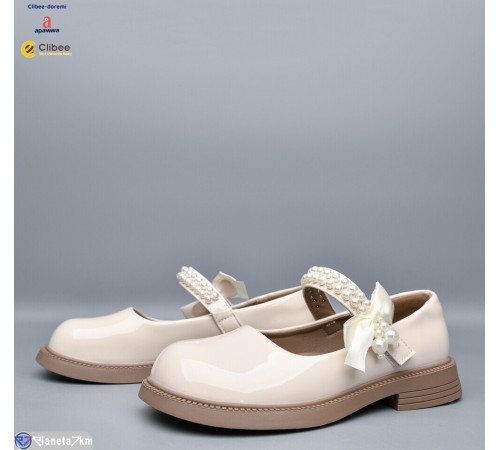 Дитячі туфлі на весну/осінь (6 пар р.32-37) бежевий  "BELIES-D"
