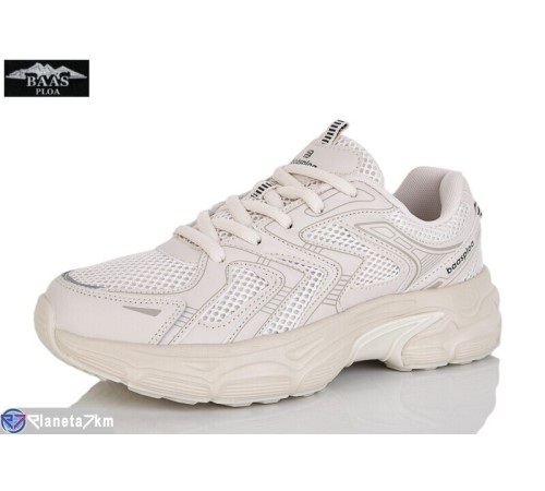 Кросівки жіночі на весну/осінь (8 пар р.36-41) бежевий  "Baas"