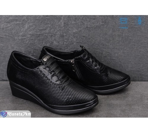 Туфлі жіночі на весну/осінь (8 пар р.36-41) чорний  "KULIBABA"