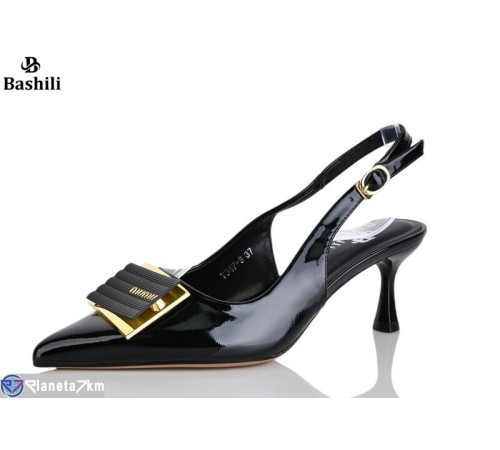 Туфлі жіночі на літо (6 пар р.35-40) чорний  "Башили"