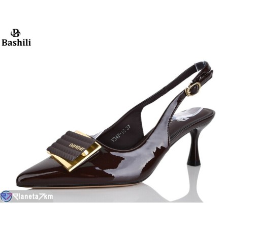 Туфлі жіночі на літо (6 пар р.35-40) коричневий  "Башили"