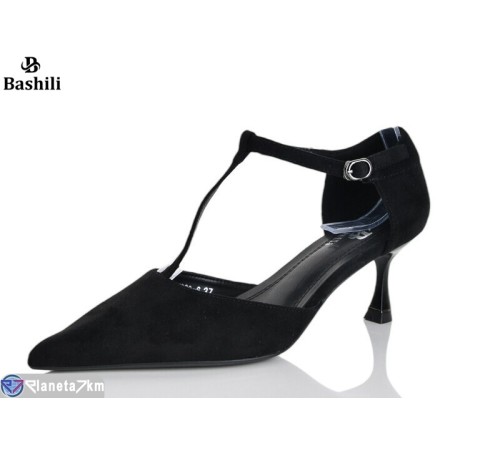 Туфлі жіночі на літо (6 пар р.36-40) чорний  "Башили"