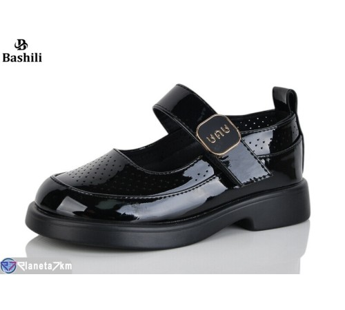 Дитячі туфлі на весну/осінь (8 пар р.27-32) чорний  "Башили"