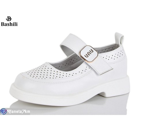 Дитячі туфлі на весну/осінь (8 пар р.27-32) білий  "Башили"