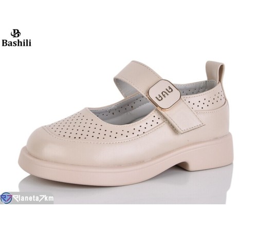 Дитячі туфлі на весну/осінь (8 пар р.27-32) бежевий  "Башили"