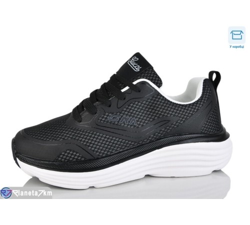 Кросівки жіночі на весну/осінь (8 пар р.36-41) чорний  "CLAN"